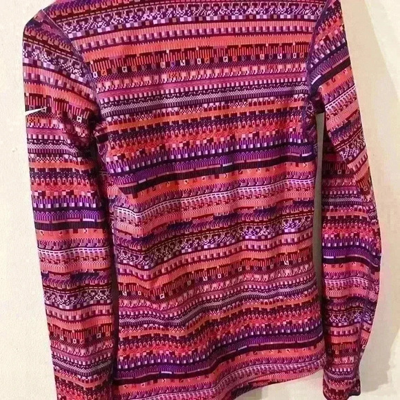 Nike Aztec pink quarter zip dri - fit size small - Picture 2 of 2